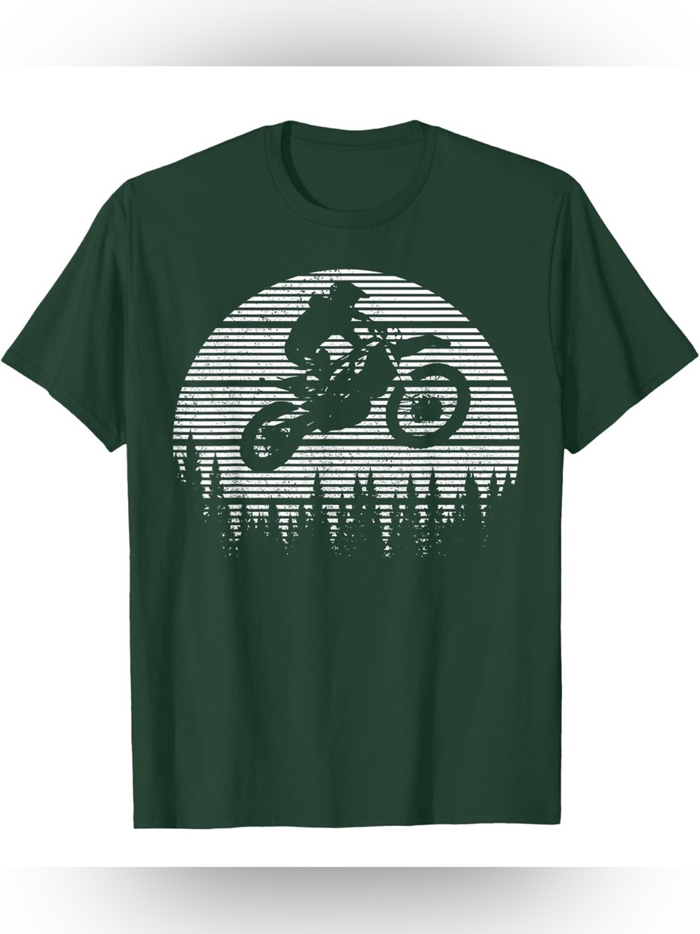 Forest Green Motocross Graphic Tee